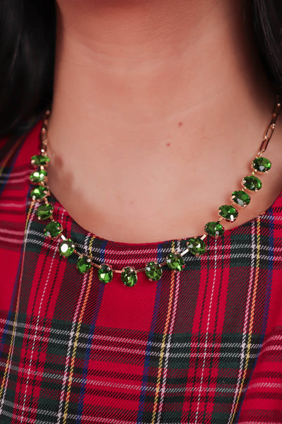 Showed Me Colors Necklace-Green
