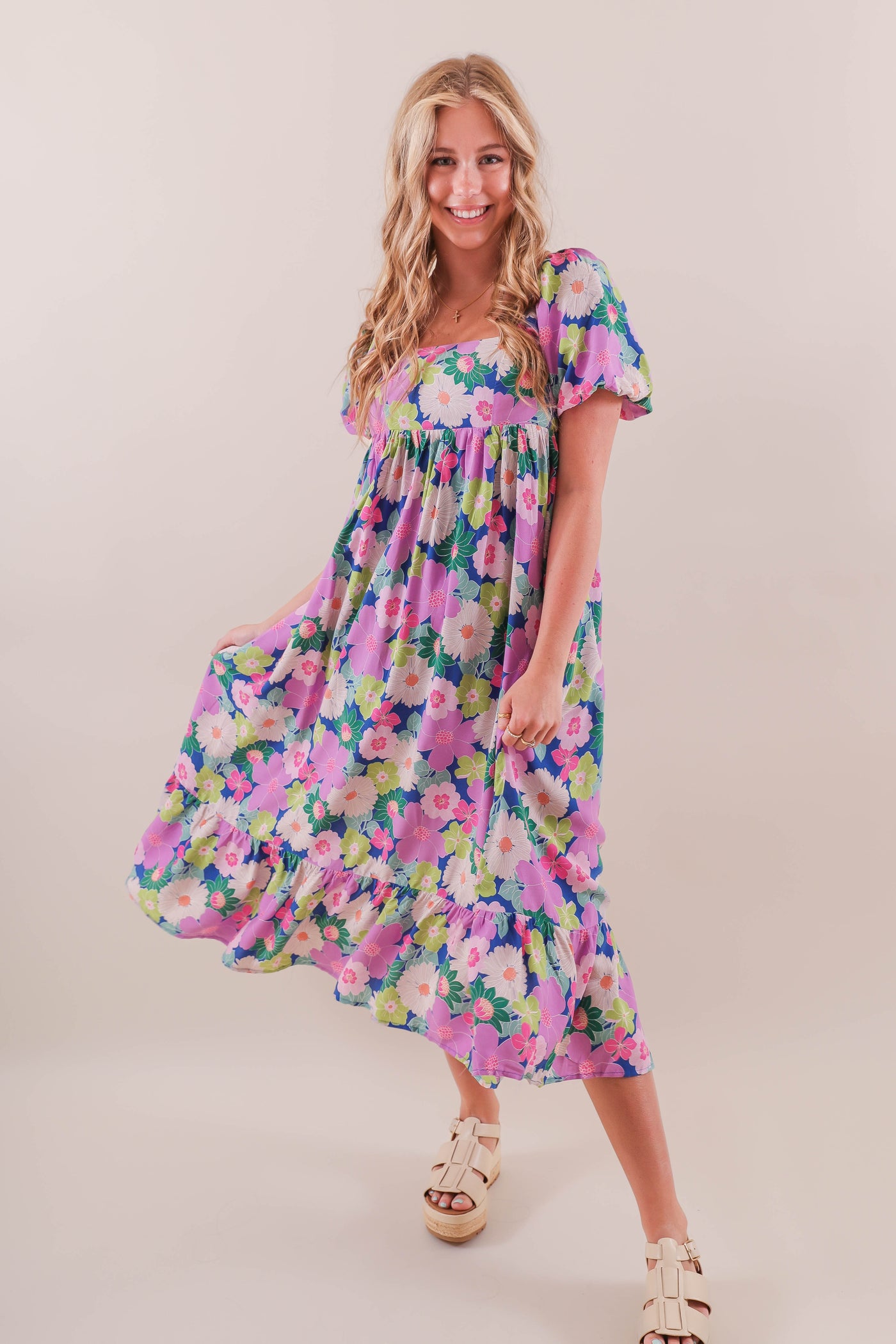 RESTOCK: Lots to Ponder Midi Dress