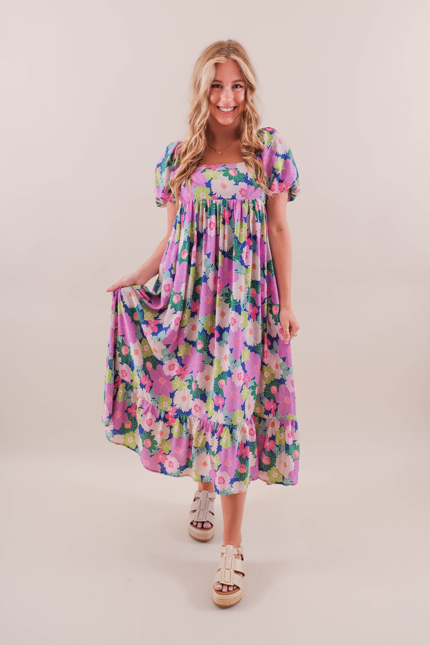 RESTOCK: Lots to Ponder Midi Dress