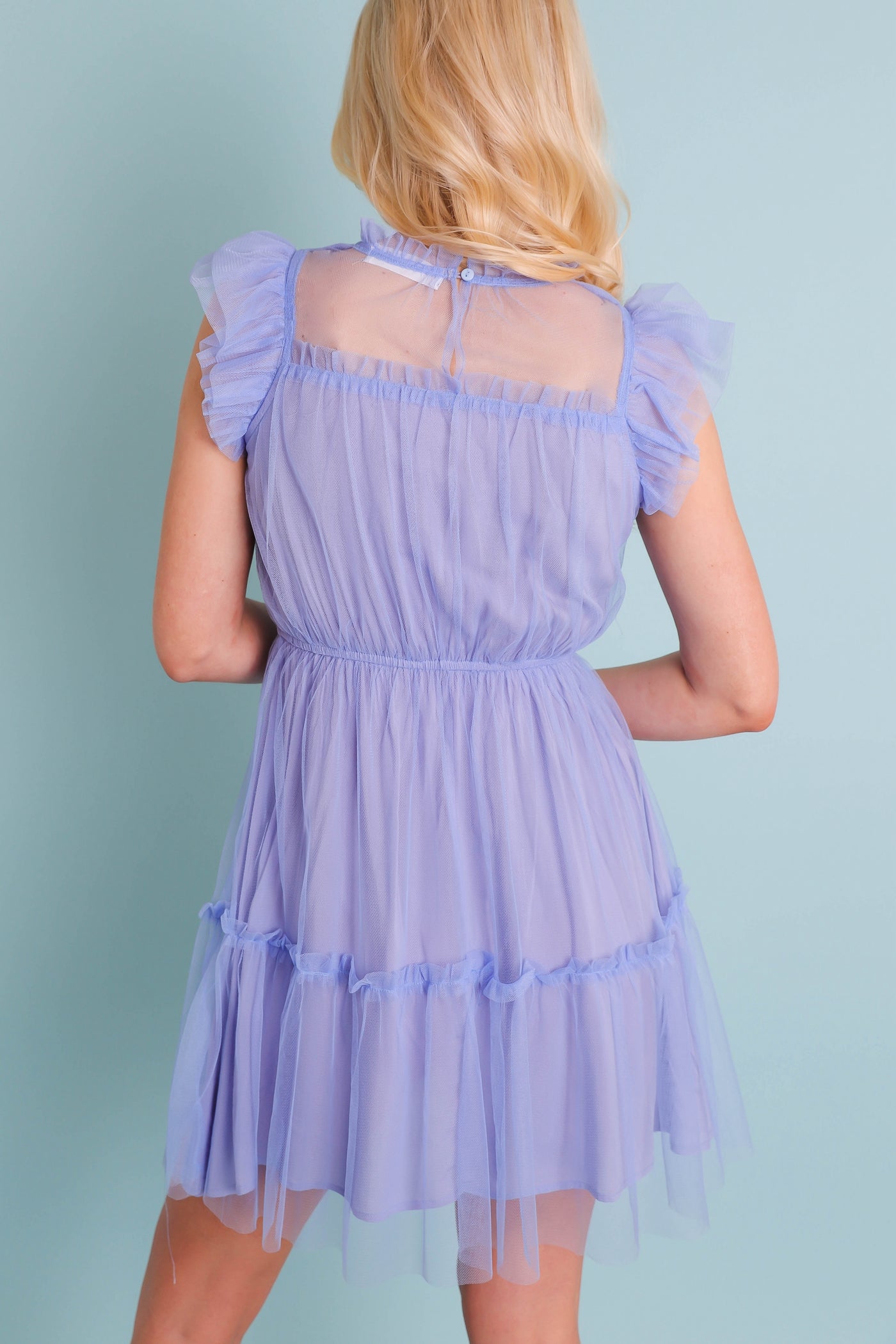 Fun Tulle Dress- Purple Tulle Dress- Preppy Women's Dresses- &Merci Dress