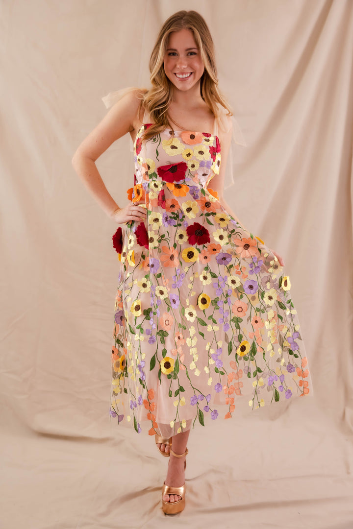 トップス MISTREASS 3D-Flower Strap Peplum Tunic 3D-Flower Strap Peplum Tunic - MISTREASS
