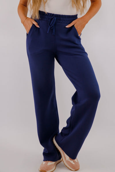 Lightweight Soft Lounge Pant- Women's Scuba Fabric Loungewear- Rae Mode Set