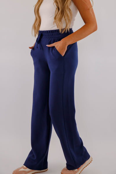Lightweight Soft Lounge Pant- Women's Scuba Fabric Loungewear- Rae Mode Set