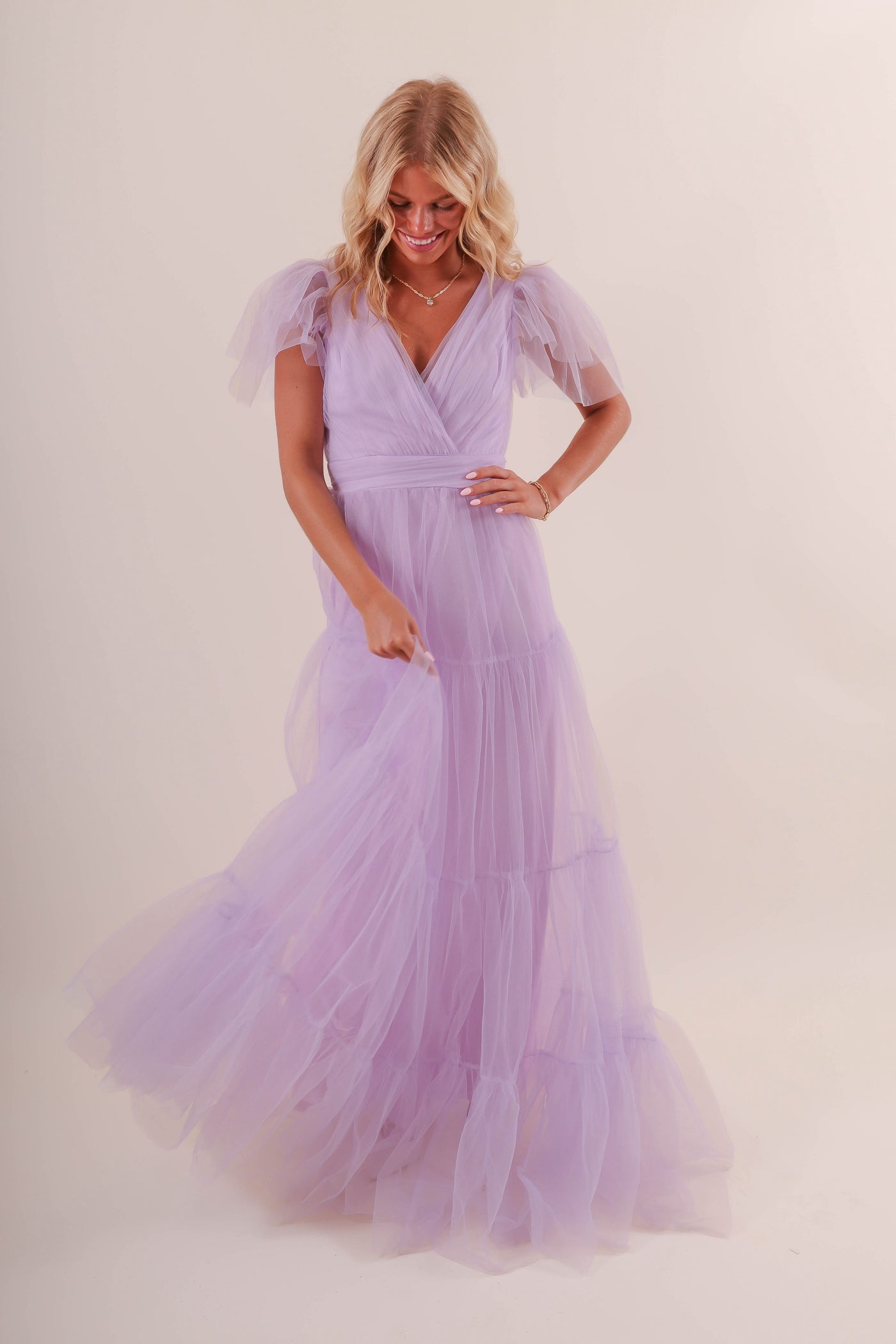 Women's Purple Tulle Gown- Women's Lilac Tulle Maxi Dress- Women's Special Occasion Tulle Dresses Small Women's Purple Tulle Gown- Women's Lilac Tulle Maxi Dress- Women's Special Occasion Tulle Dresses Small