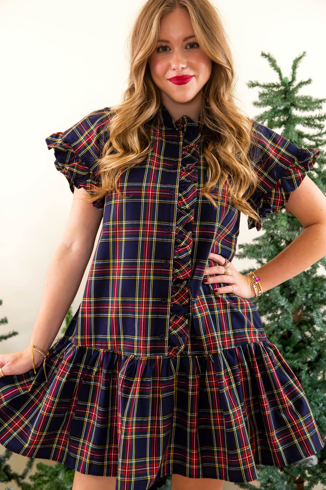 tartan plaid cocktail dress Sleeveless Tartan Sheath Dress