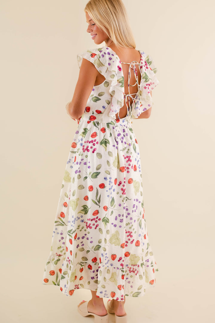 knee length dresses for ladies BERNADETTA MAXI DRESS, PASSION FRUIT PINK WILD NIGHTS – Palm Place