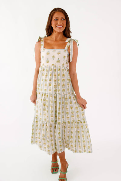 cute inexpensive maxi dresses Striped Floral Dress- and Affordable Maxi Dress- Floral Print Flowy Maxi Dress Large It is made of Finish:Antique Kayra Beige and Brown style:Bootie