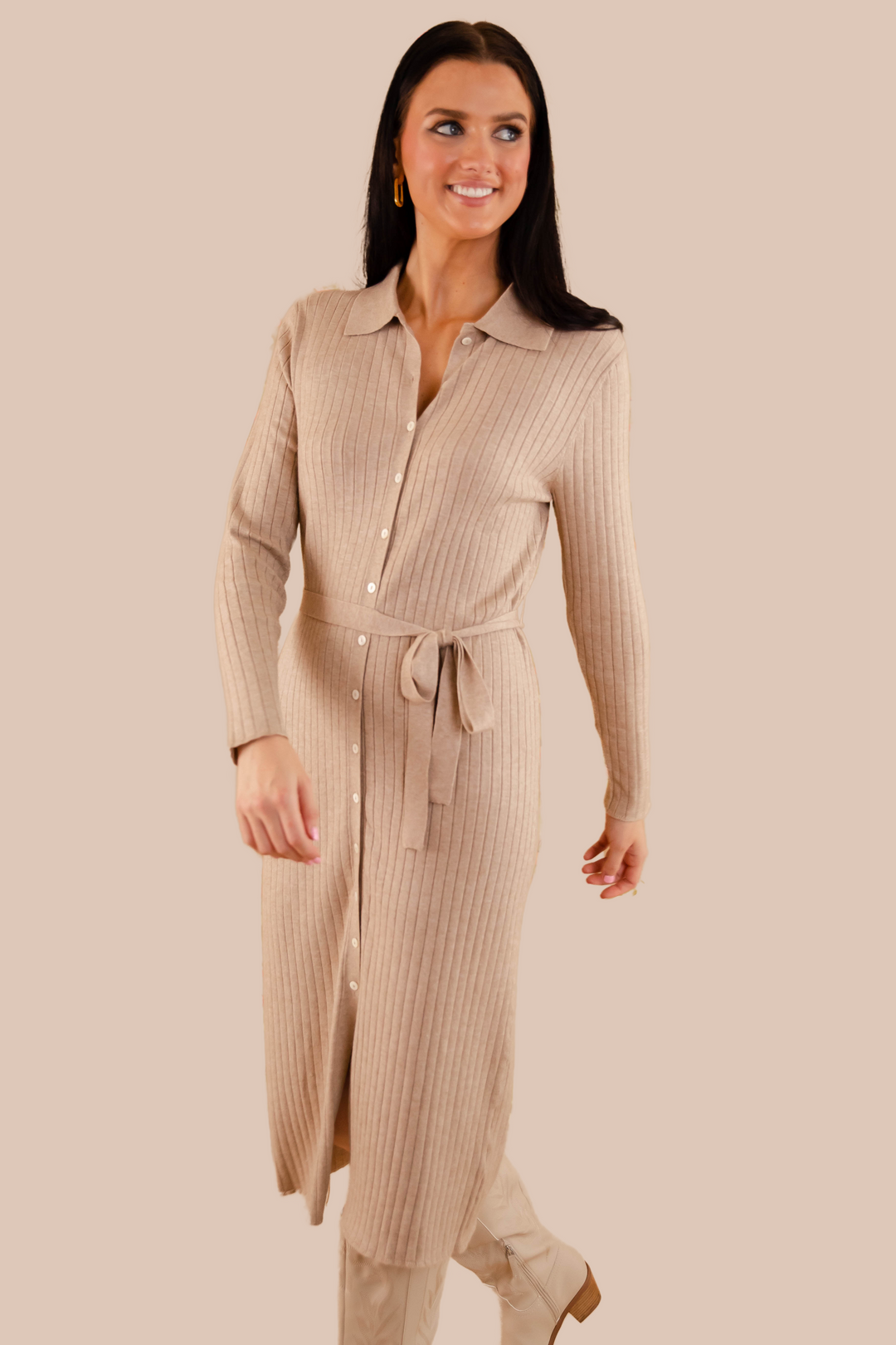 Women's Ribbed Knit Sweater Dress- Women's Midi Sweater Dress- Chic Winter Sweater Dress Juliana's Boutique Women's Ribbed Knit Sweater Dress- Women's Midi Sweater Dress- Chic Winter Sweater Dress Juliana's Boutique