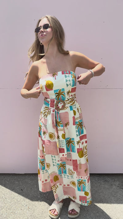 On the Sunny Side of Life Maxi Dress