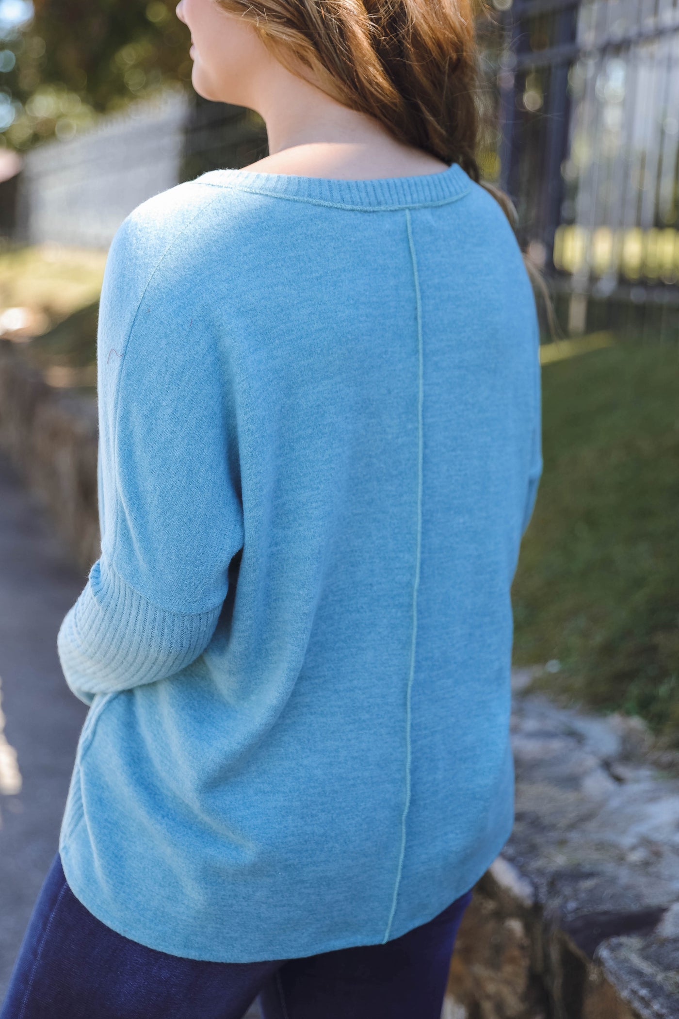 Soft Oversized Ribbed Top- Women's Cute Fall Tops- Cozy Fall Tops