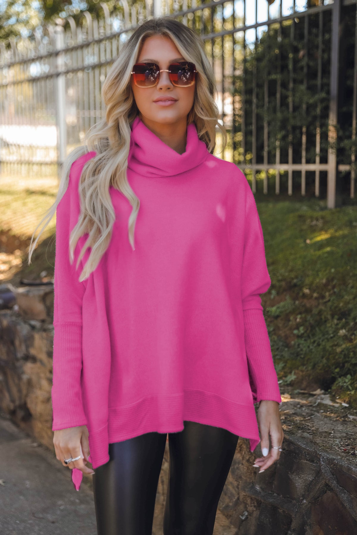 Pink oversized sweater style inspiration - Christinabtv