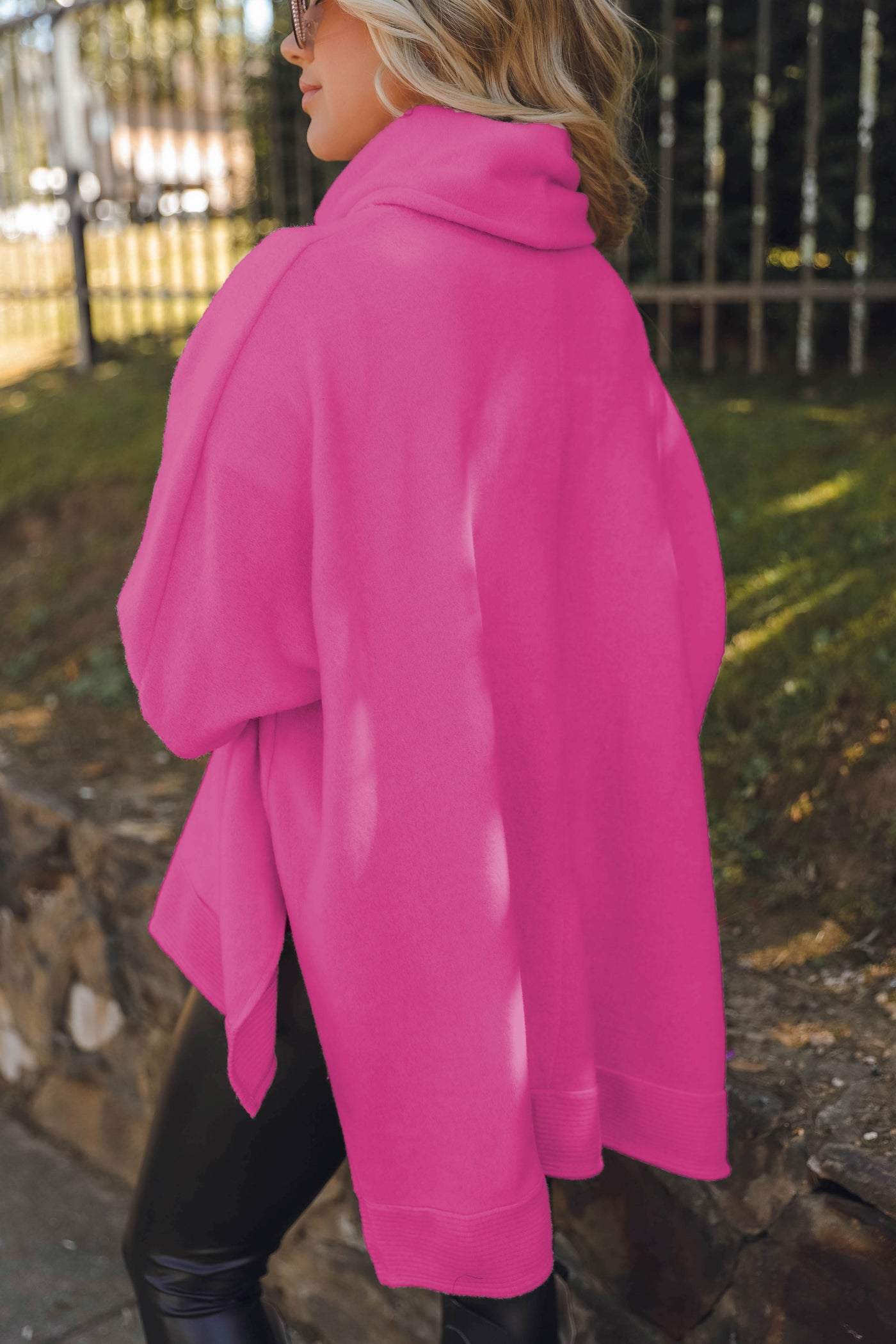 Pink oversized sweater style inspiration - Christinabtv