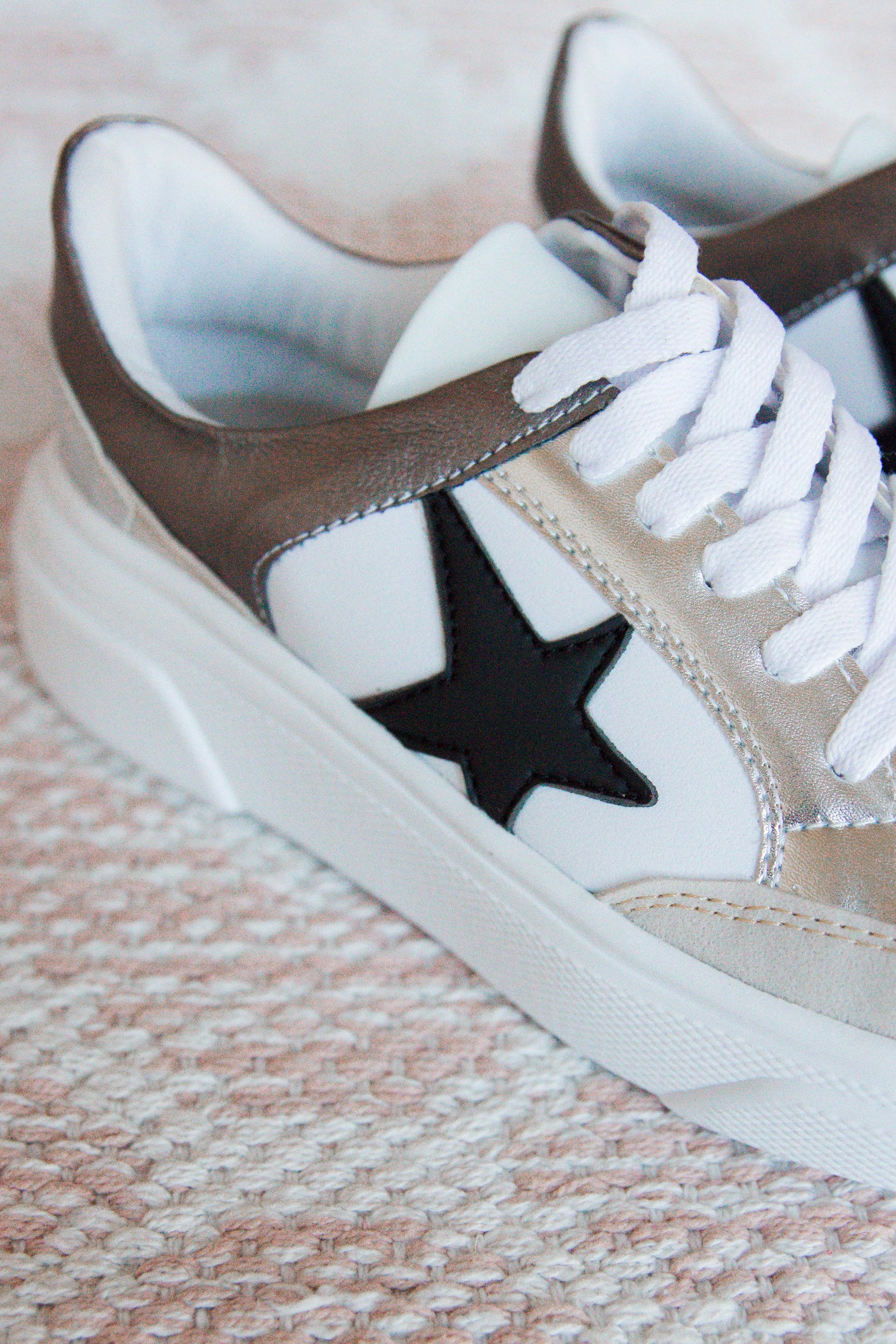 Trendy Star Sneakers- Women's Platform Star Sneakers- $45