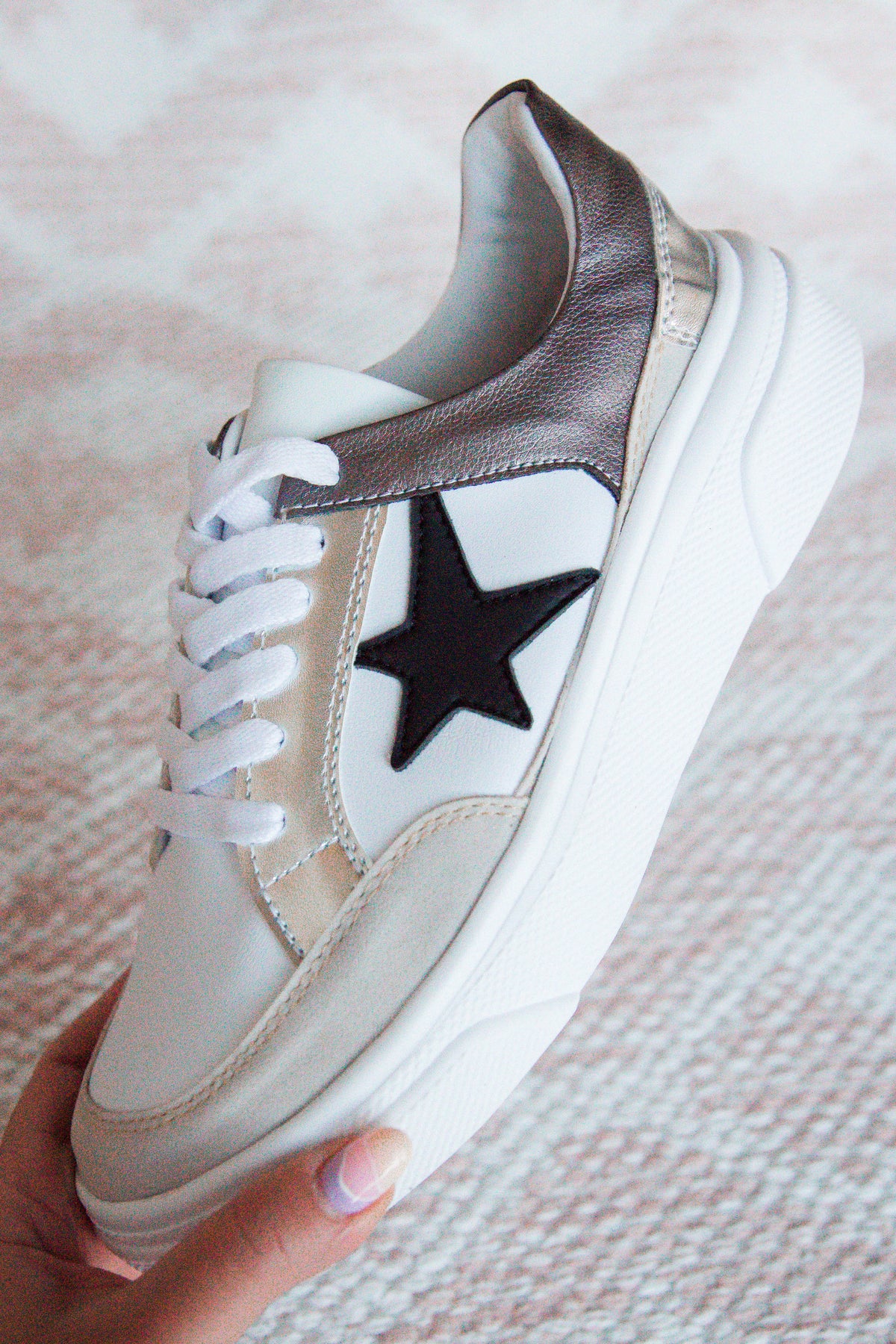 Trendy Star Sneakers- Women's Platform Star Sneakers- $45 – Juliana's ...