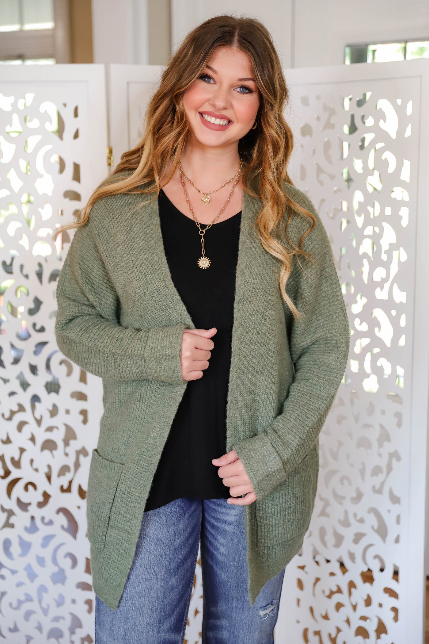 Women's Cozy Cardigan- Soft Knit Cardigan- Women's Fall Tops